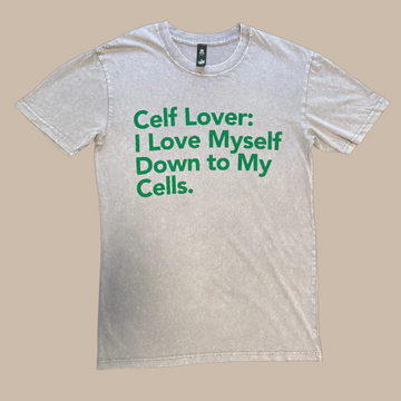 Celf Lover Stone Wash T-Shirt (Orchid)